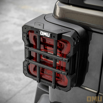 OMU Genesis Aluminum Taillight Cover for Jeep Wrangler JL Rubicon X