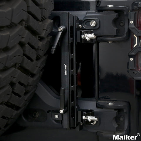 Maiker Aluminum Tactical Flagpole Holder Bracket For Jeep Wrangler JKJL Accessories