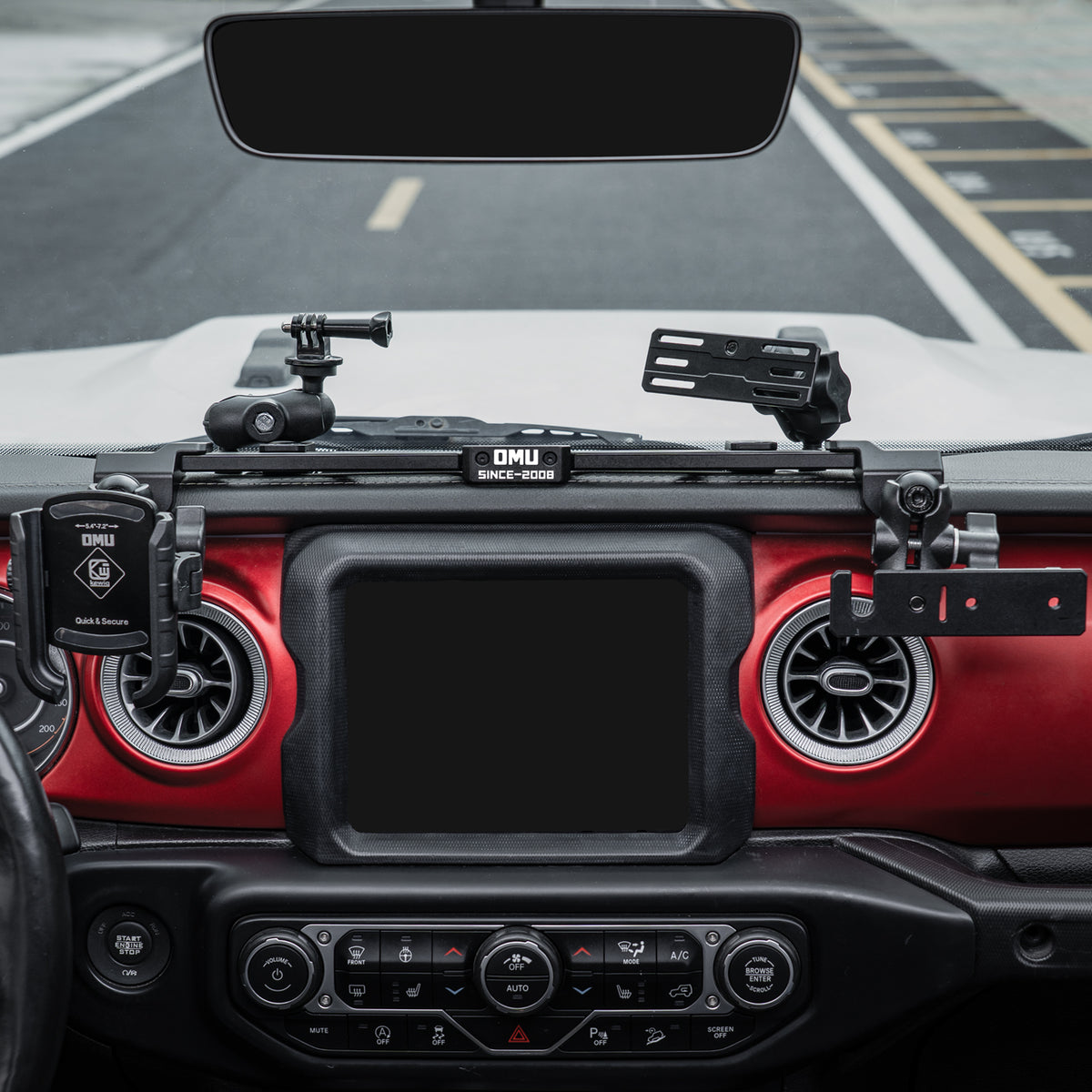 OMU Genesis Series Multi-Function Center Console Bracket For Jeep Wrangler JL