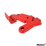 Maiker Reinforced Front Bumper Red Tow Hook For Jeep wragngler JL JT