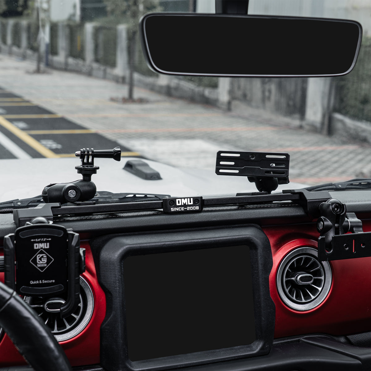 OMU Genesis Series Multi-Function Center Console Bracket For Jeep Wrangler JL