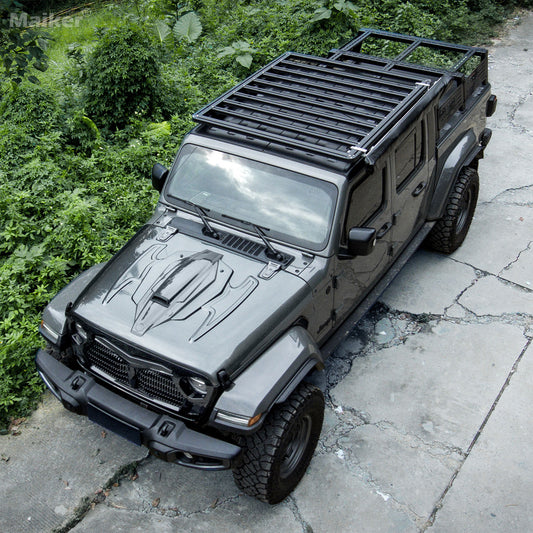 Maiker Armor Steel Hood Bonnet for Jeep Wrangler JL/Gladiator JT 4X4 Accessory