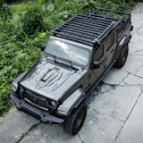 Maiker เกราะเหล็กฝากระโปรงสำหรับรถจี๊ป Wrangler JL/Gladiator JT 4X4 อุปกรณ์เสริม 