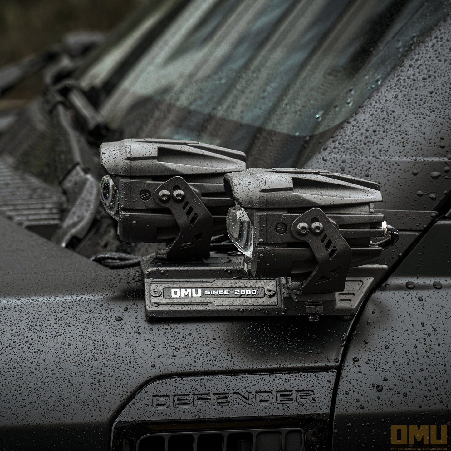 OMU Genesis Series Dual A-pillar Light Mount For New Land Rover Defender 90/110/130