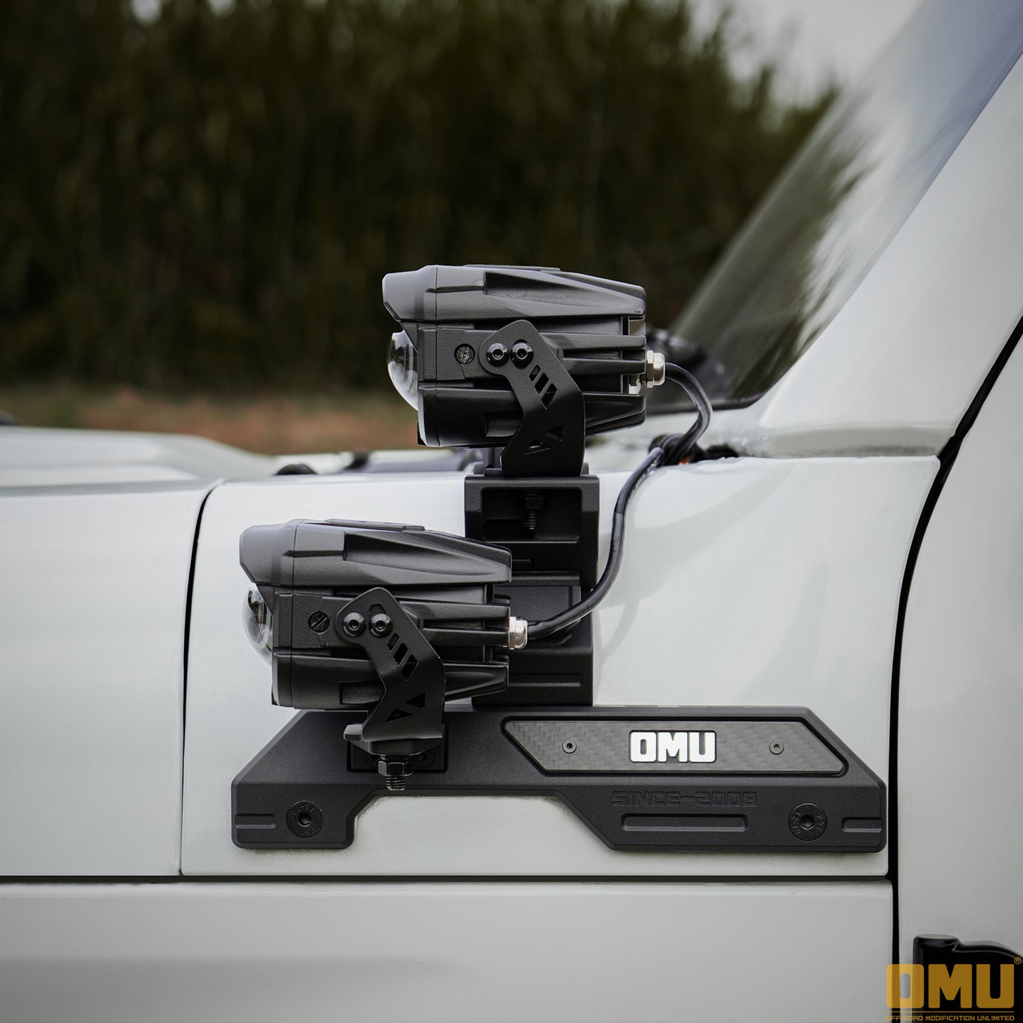 OMU Genesis A-pillar Dual Light Mount For Jeep Wrangler JL Rubicon 392/JT Sand Runner/Mojave