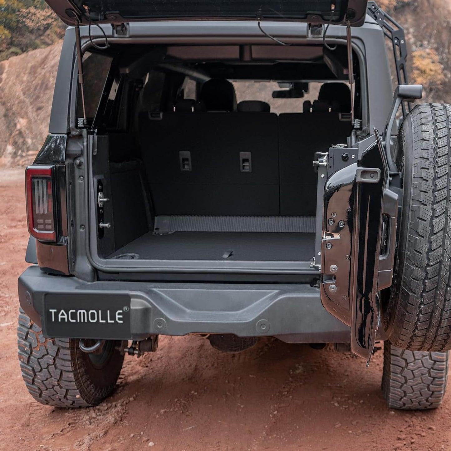Tacmolle Tailgate Storage Box with Concealed Table for Ford Bronco