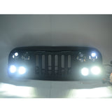 Maiker Streamer Front Grille With Light For Jeep Wrangler JK Accessories