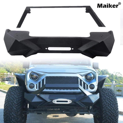 Maiker เหล็กกันชนหน้าสำหรับรถจี๊ป Wrangler JKJL อุปกรณ์เสริม