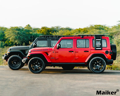 WS Roof Rack and Side Ladder for Jeep Wrangler JK/JL From Maiker