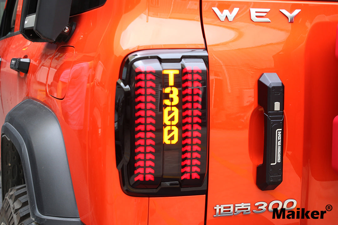 Maiker Smoked LED Taillight For Tank 300 Accessories