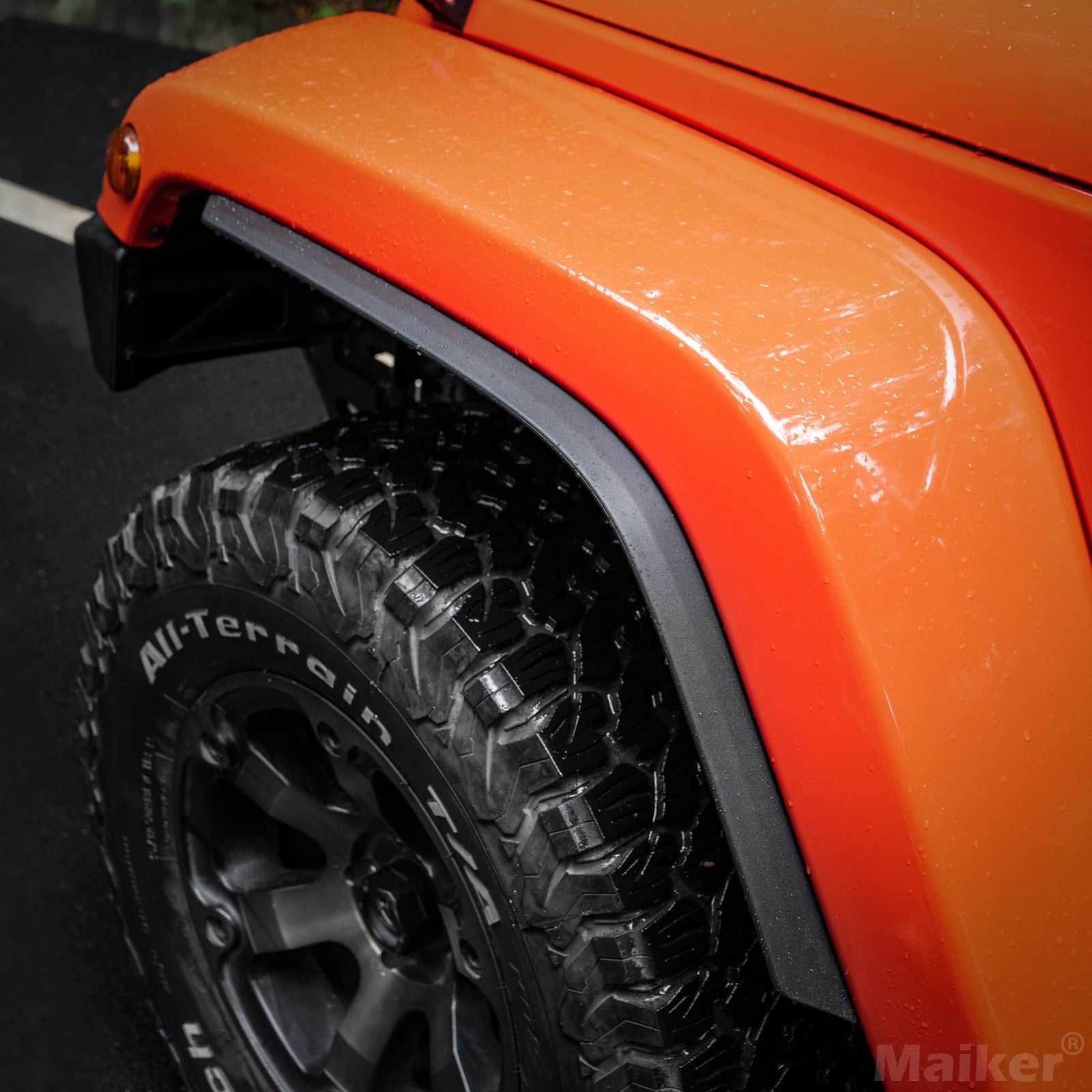 Maiker fender flares Jeep Wrangler JL with rivets
