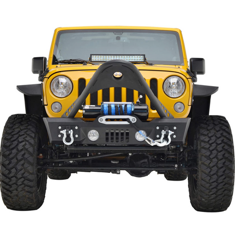 Maiker Full-Width Front Bumper For Jeep Wrangler JK