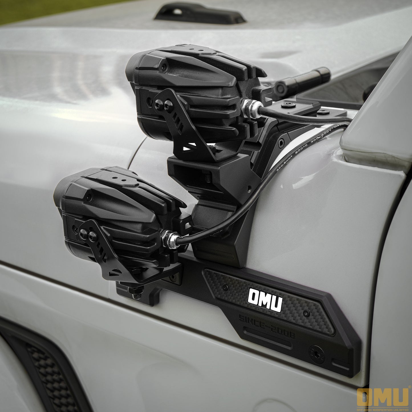 OMU Genesis A-pillar Dual Light Mount For Jeep Wrangler JL Rubicon 392/JT Sand Runner/Mojave