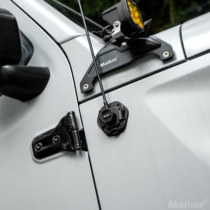 Maiker อลูมิเนียมเสาอากาศฐานสำหรับ JEEP Wrangler JKJL/JT อุปกรณ์เสริม