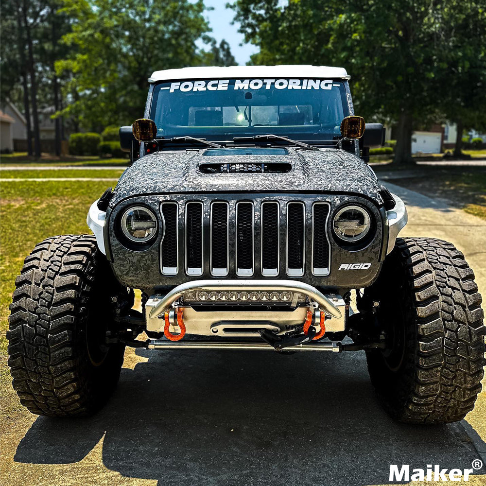 Maiker Space Capsule Engine Hood For Jeep Wrangler JK/JL Gladiator JT Accessories