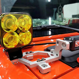 Maiker 2 in 1 Hood Light Mounting Bracket For Jeep Wrangler JL JT