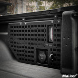 Maiker Side Bed MOLLE Panel System Cargo Storage Organizer For Jeep Gladiator JT