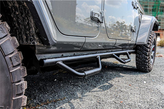 Maiker Steel Side Step Neft Bar For Jeep Wrangler JL 4 Doors Running Board