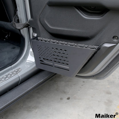 Maiker Metal Rear Door Organizer Storage Box For Jeep Wrangler JL JT