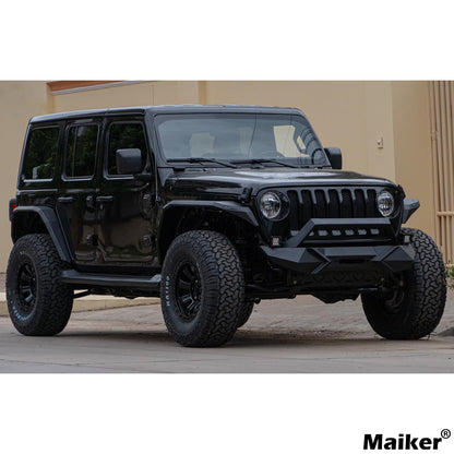 Maiker เหล็กกันชนหน้าสำหรับรถจี๊ป Wrangler JKJL อุปกรณ์เสริม