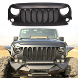 Maiker พลาสติกกระจังหน้าสำหรับ Jeep Wrangler JK 07+ อุปกรณ์เสริม