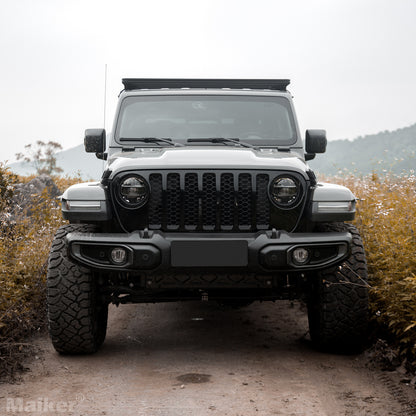 Maiker 10th Anniversary Plastic Front Bumper For Jeep Wrangler JL JT Accessories