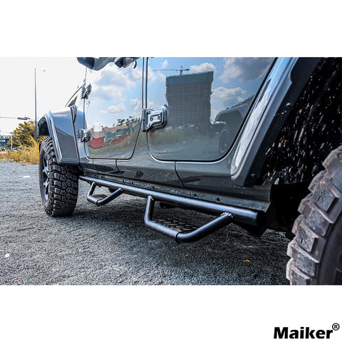 Maiker Side Step Bar for Jeep Wrangler JK/JL Running Board Accessories