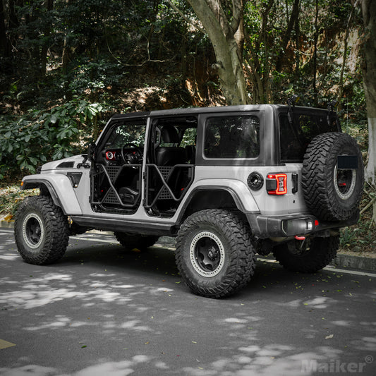 X-Tactics 4 Door Half Door With Rearview Mirror For Jeep Wrangler JL For Jeep Gladiator JT
