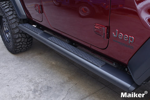 Maiker อลูมิเนียม Side Step Running Board สำหรับ Jeep Wrangler JL อุปกรณ์เสริม 