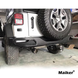 Maiker Sundancer Style Steel Rear Bumper With Light For Jeep Wrangler JK