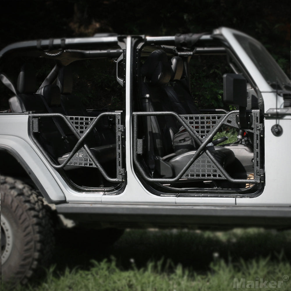 X-Tactics 4 Door Half Door With Rearview Mirror For Jeep Wrangler JL For Jeep Gladiator JT