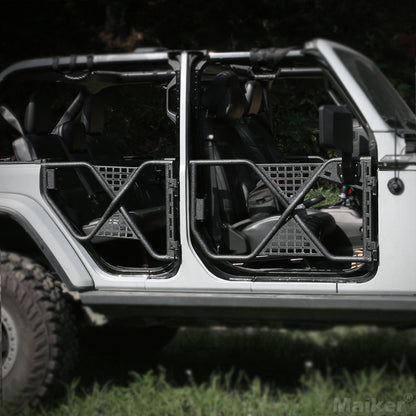 X-Tactics 4 Door Half Door With Rearview Mirror For Jeep Wrangler JL For Jeep Gladiator JT