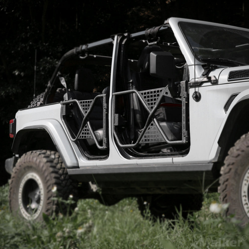 X-Tactics 4 Door Half Door With Rearview Mirror For Jeep Wrangler JL For Jeep Gladiator JT
