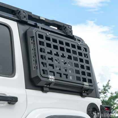 Maiker Multifunctional Rear Window Storage Openable Panel For Jeep Wrangler JL