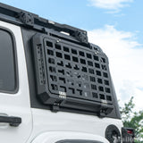 Maiker Multifunctional Rear Window Storage Openable Panel For Jeep Wrangler JL