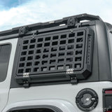 Maiker Multifunctional Rear Window Storage Openable Panel For Jeep Wrangler JL