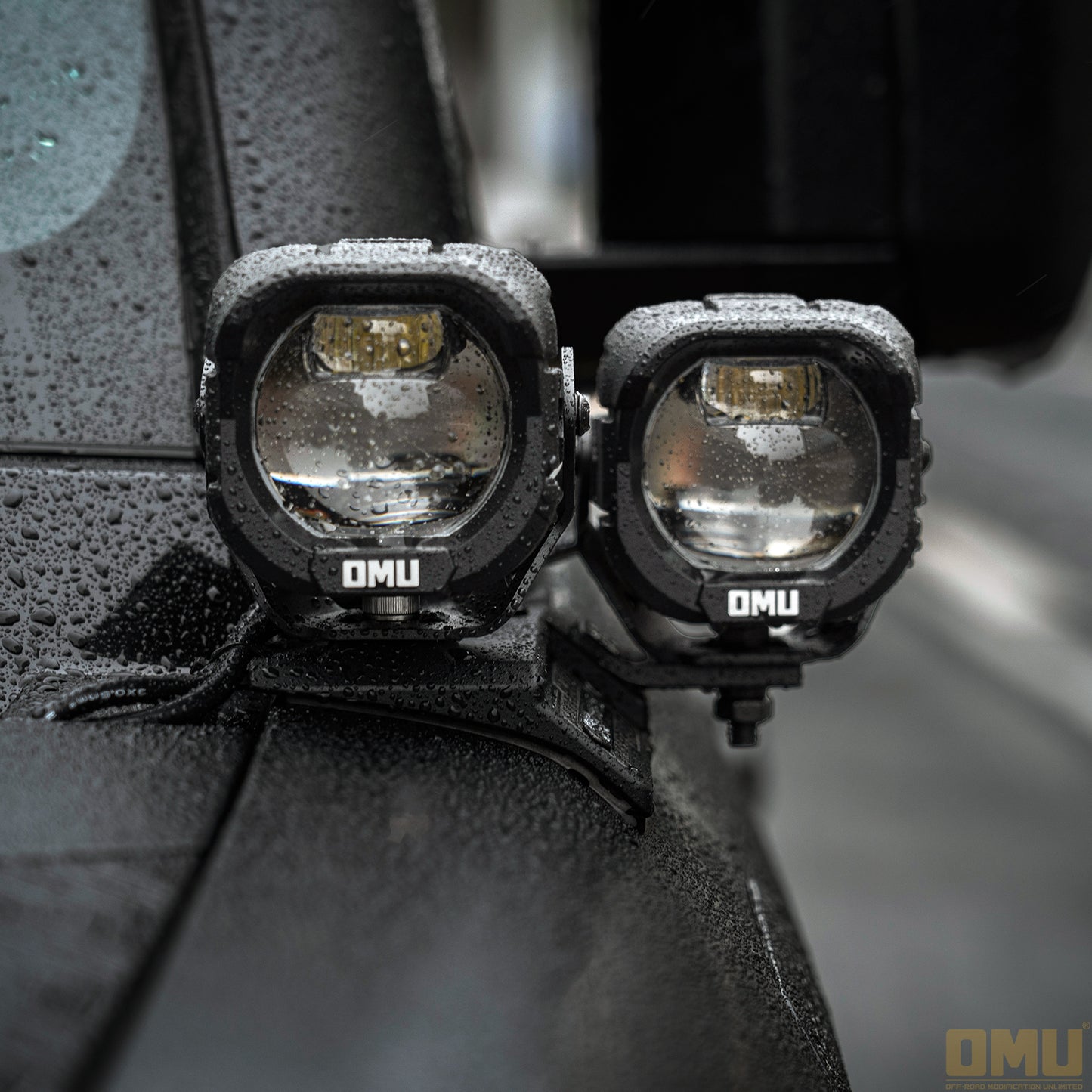 OMU Genesis Series Dual A-pillar Light Mount For New Land Rover Defender 90/110/130