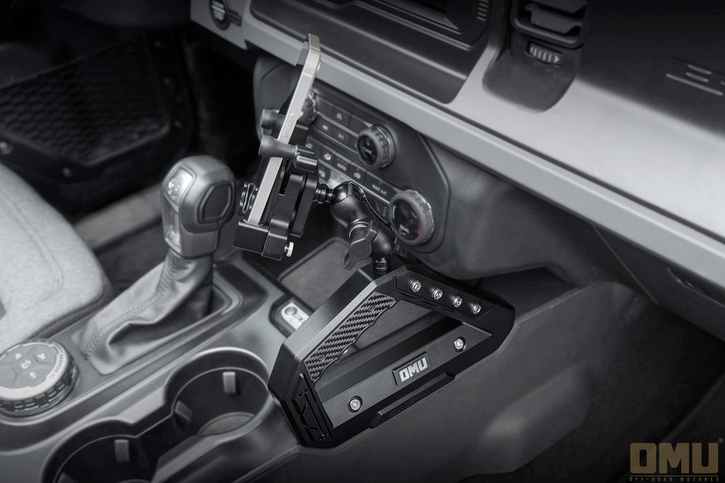 OMU Genesis Series Aluminum Center Console Grab Handle With Phone Hold ...