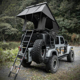 Roof Top Tent Hardshell Rooftop Tent For Van Jeep SUV Truck Car Overland Tent Camping for 2-3 Person( With Ladder)