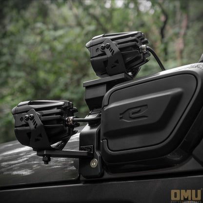 OMU Genesis A-pillar Dual Light Mount For Jeep Wrangler JL/JL4xe/JT