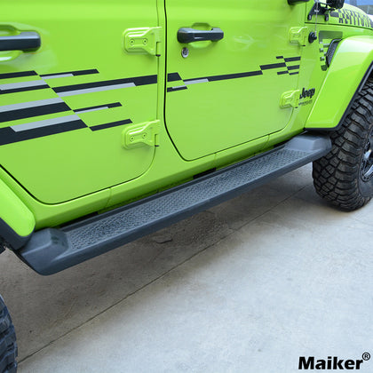 Maiker แถบด้านข้างสไตล์ดั้งเดิมสำหรับอุปกรณ์เสริม Jeep Wrangler JL