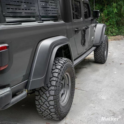 Maiker Extension Fender Trim พร้อม Rivet สำหรับ Jeep Gladiator JT อุปกรณ์เสริม