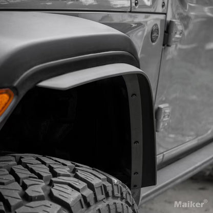 Maiker Extension Fender Trim พร้อม Rivet สำหรับ Jeep Gladiator JT อุปกรณ์เสริม