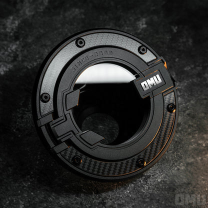 OMU Genesis Series Aluminum Transparent Gas Tank Cover For Jeep Wrangler JK/JL