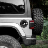 OMU Genesis Series Aluminum Transparent Gas Tank Cover For Jeep Wrangler JK/JL