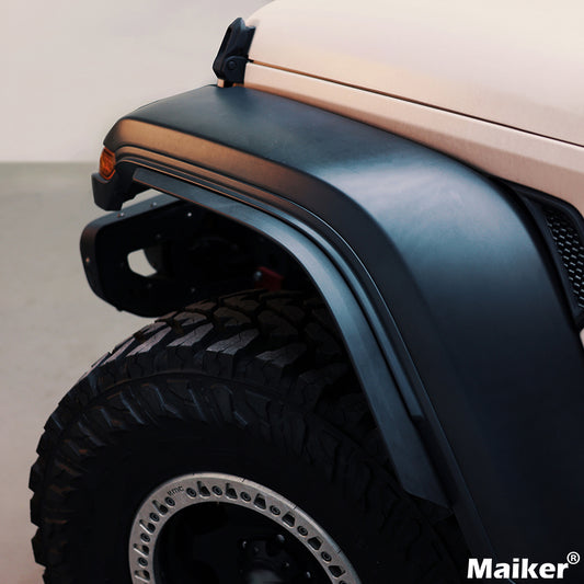 Maiker Extension Fender Trim With Rivet For Jeep Wranger JL Accessories