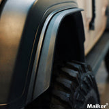 Maiker Extension Fender Trim พร้อม Rivet สำหรับ Jeep Wranger JL อุปกรณ์เสริม