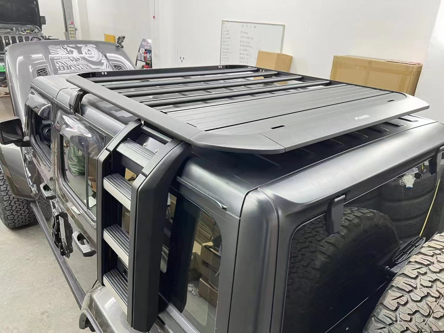 Maiker WS Aluminum Side Ladder For Jeep wrangler JKJL