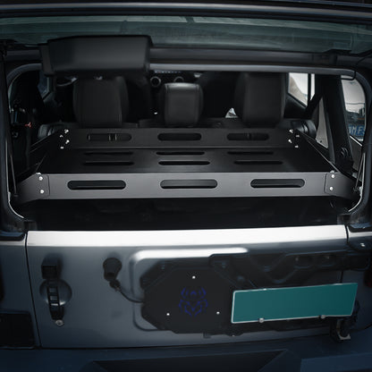 Maiker อลูมิเนียมด้านหลังกรอบประตูสำหรับ Jeep JK/JL ด้านหลังกรอบ Rack 