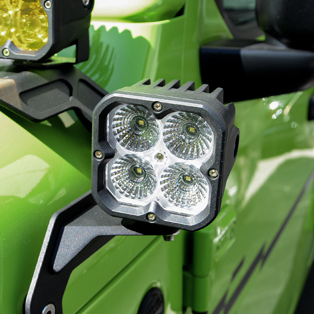Maiker 3 นิ้ว 20W Floodlight สำหรับรถจี๊ป Wrangler JKJL อุปกรณ์เสริม 